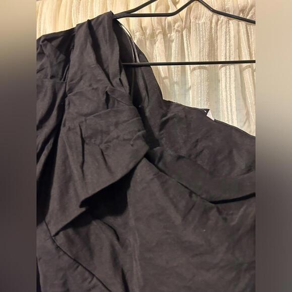 Zara one shoulder Linen blend top - Picture 5 of 5